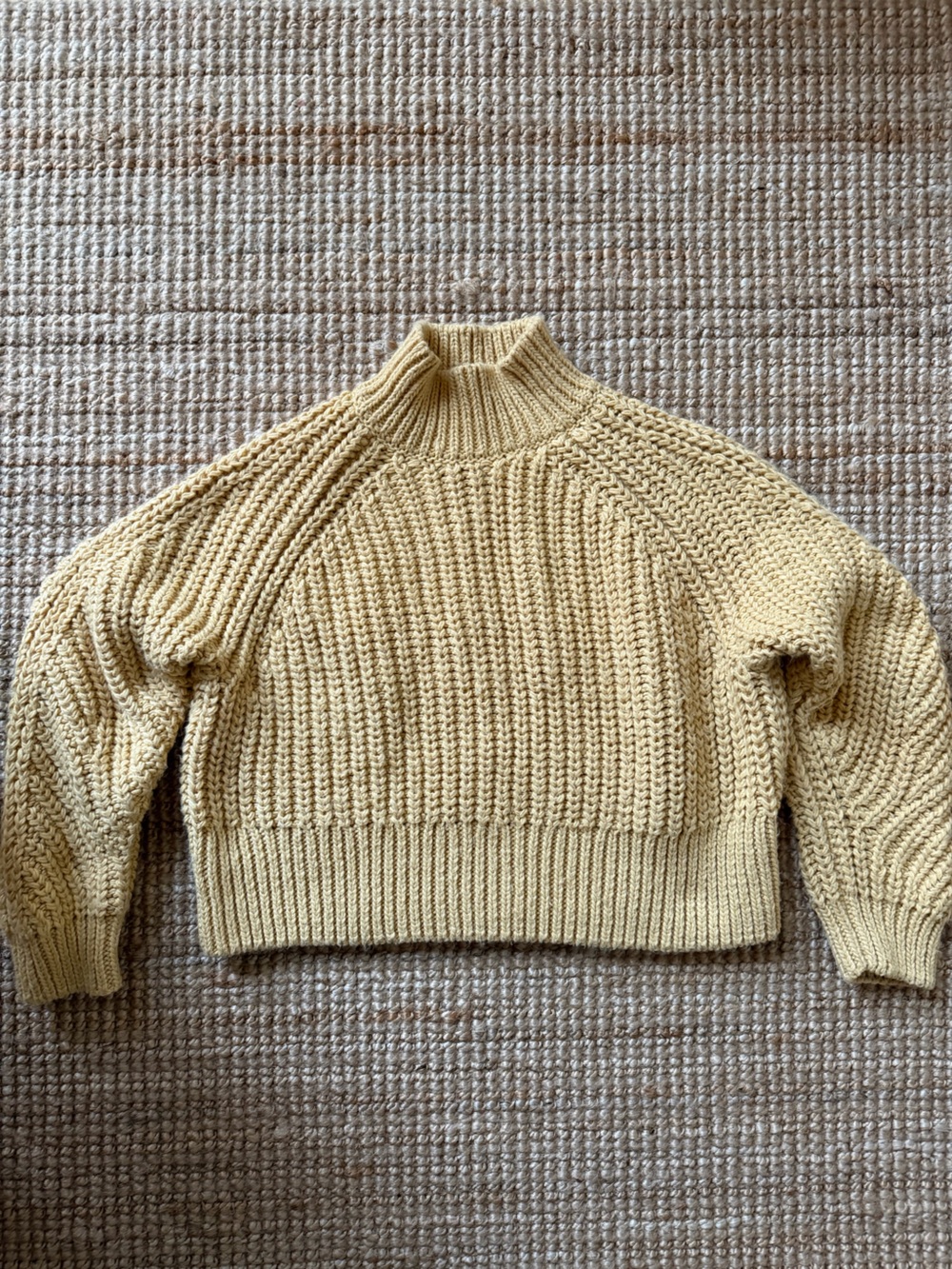H&M yellow sweater